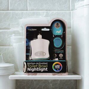 NEW! Motion Activated LED Color Changing Toilet Bowl Night Light